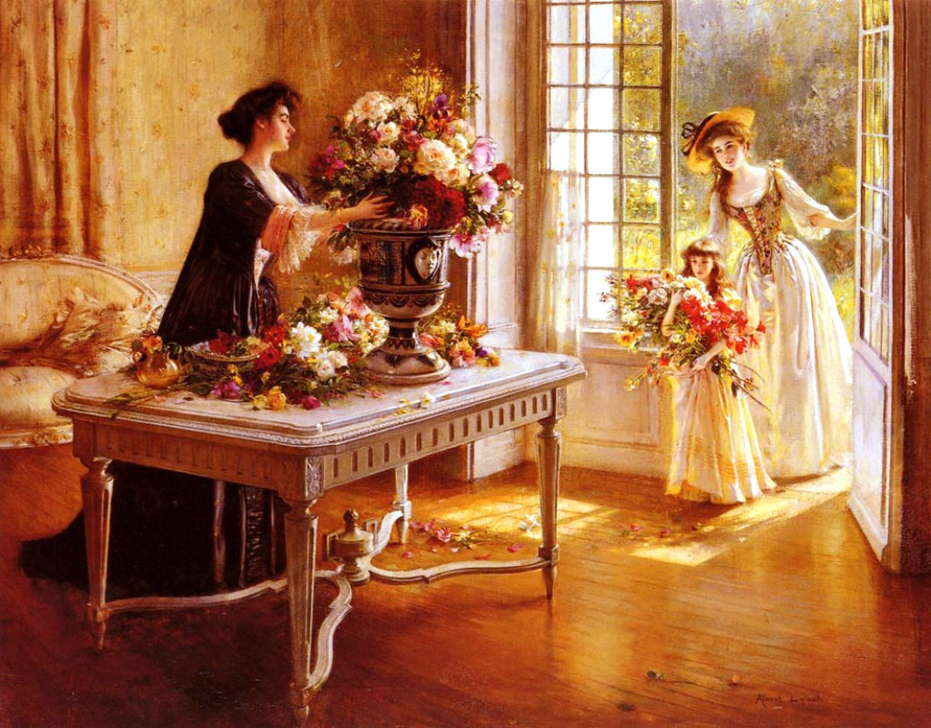 Fresh From the Garden by Albert Lynch