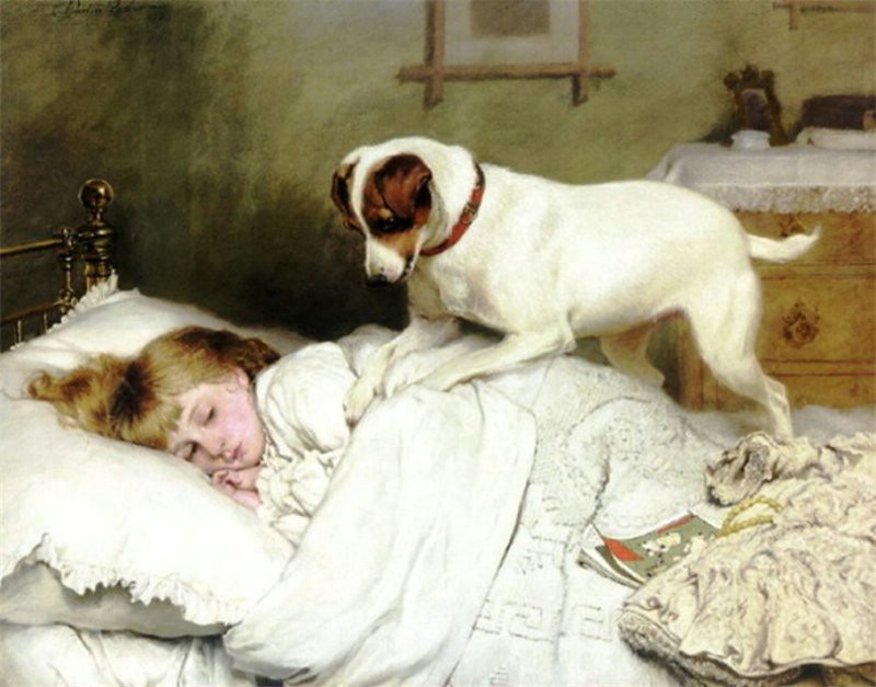 Time to Wake Up by Charles Burton Barber, 1883