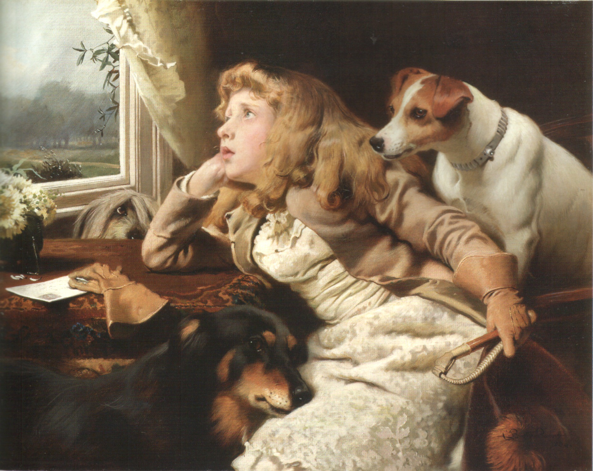 No ride today by Charles Burton Barber