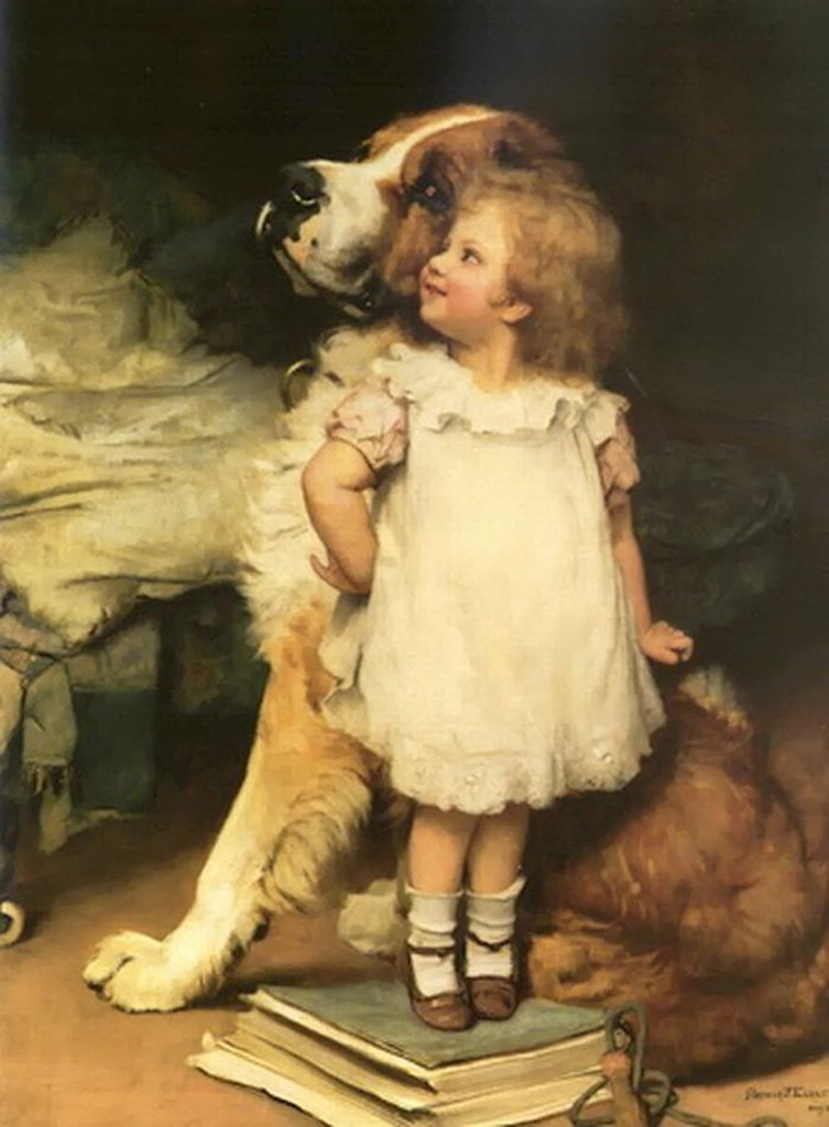 I am higher! by Charles Burton Barber