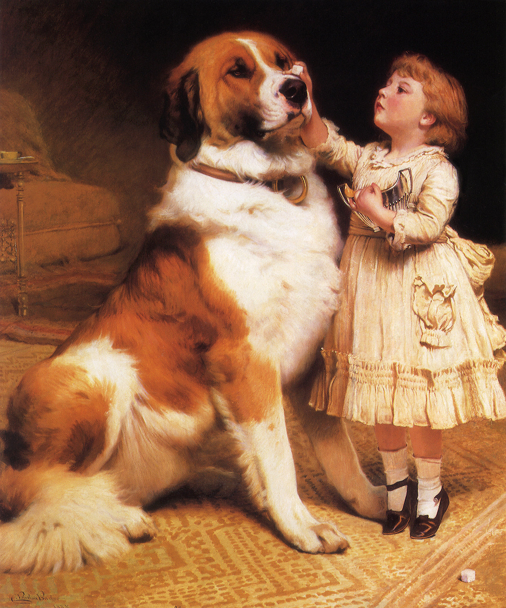 Trust by Charles Burton Barber, 1888