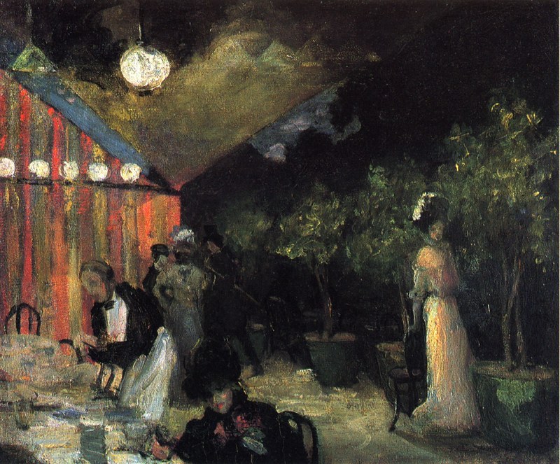 Paris Cafe by Alfred Henry Maurer - circa 1904