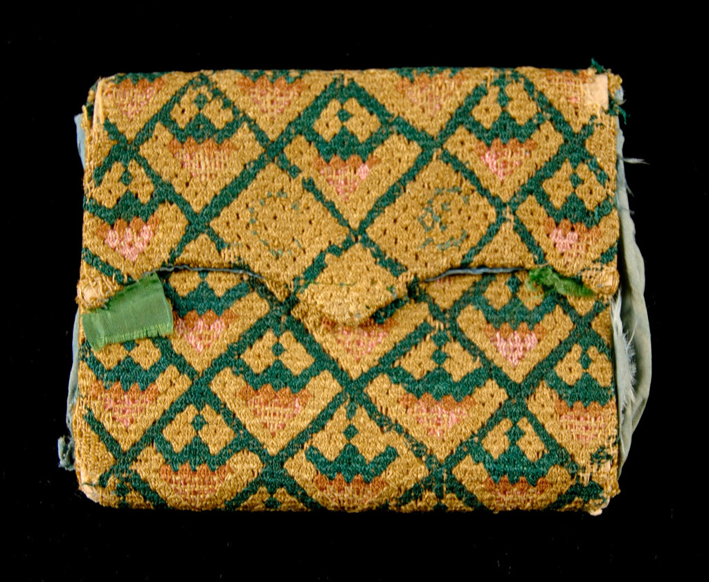 1740. American. Linen, silk. metmuseum