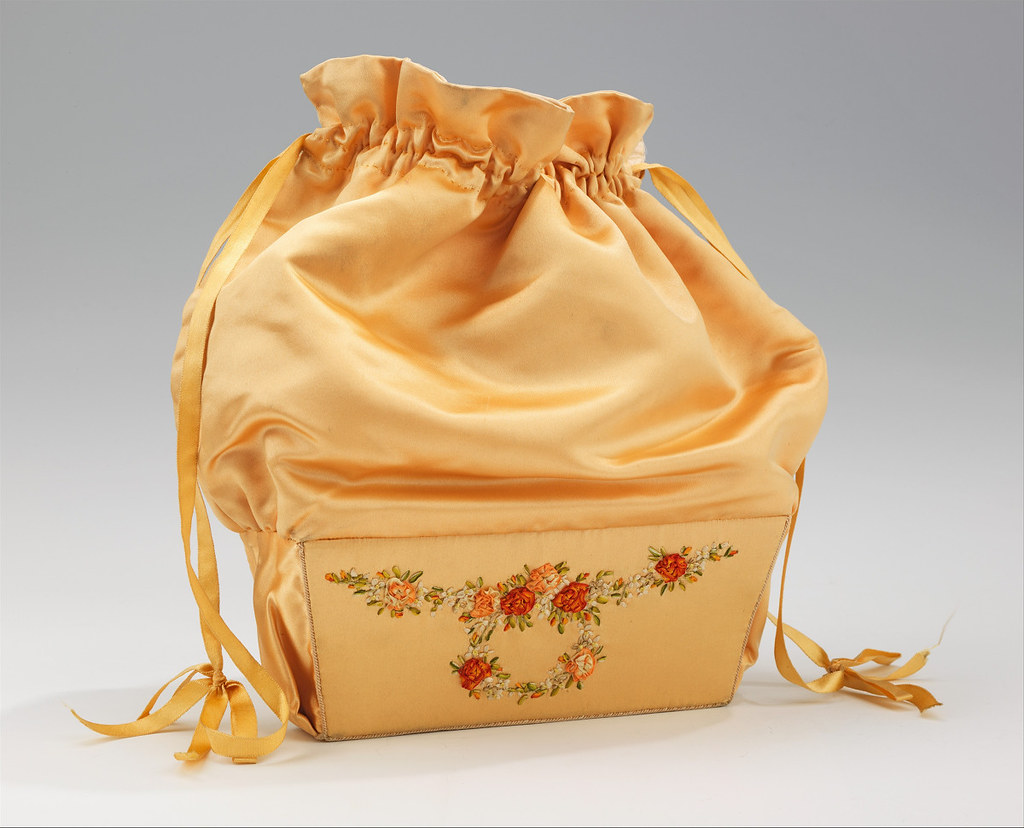 1800. American. Silk, paper. metmuseum
