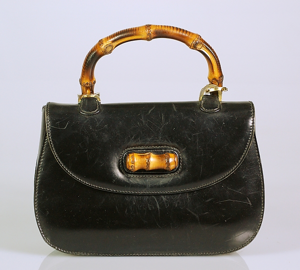 1965. Italian. Gucci. Leather, wood, metal. metmuseum