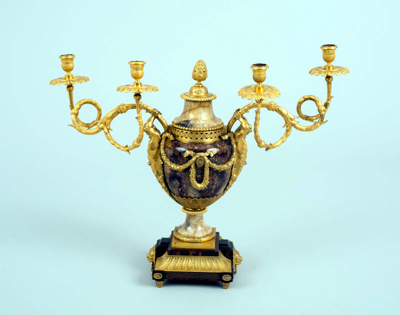 c. 1770. Candelabrum. Matthew Boulton. Credit Art Institute of Chicago