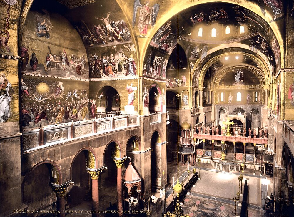 Interior of St. Mark's, Venice, Italy