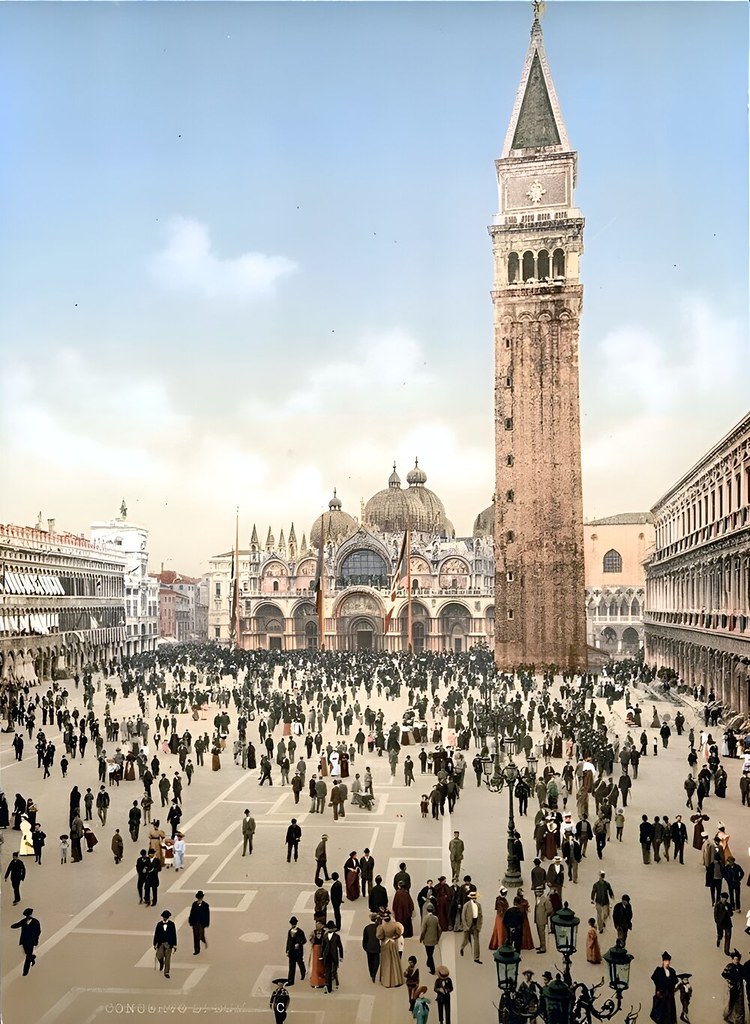 Concert in St. Mark's Place, Venice, Italy
