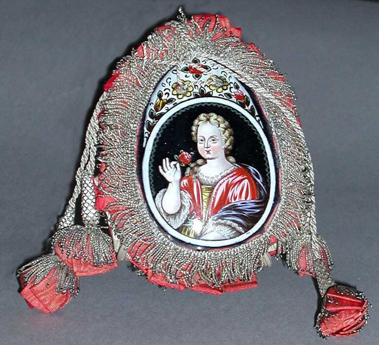 c1680. French. Silk, metal. metmuseum