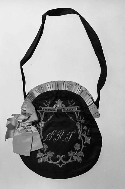 1890. American. Silk, metallic. metmuseum