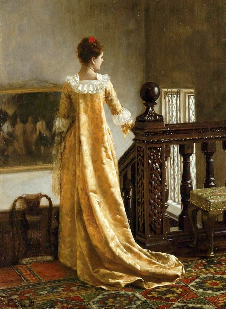 The Golden Train by Edmund Blair Leighton