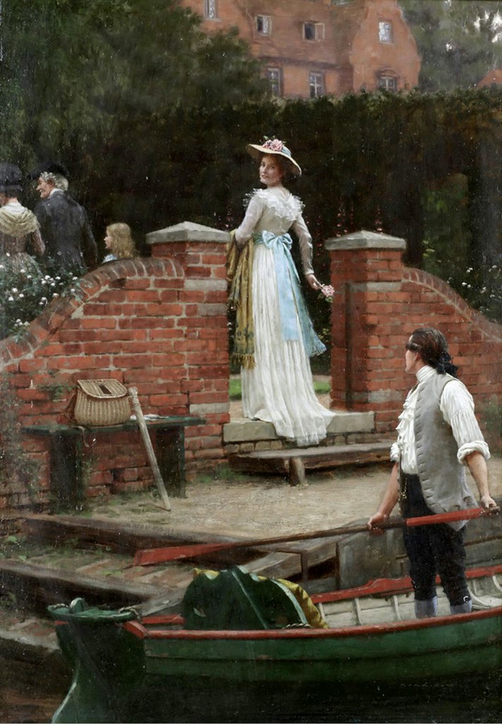 The glance that enchants by Edmund Blair Leighton