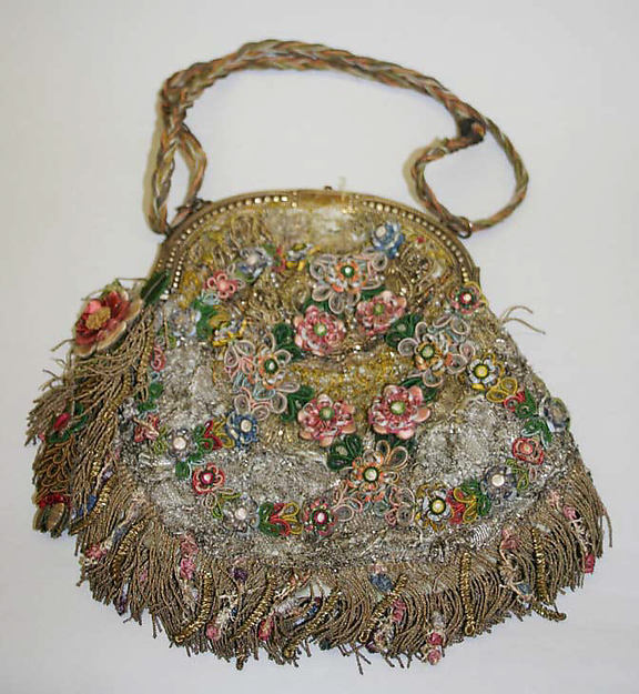 1914. European. Silk, metal. metmuseum