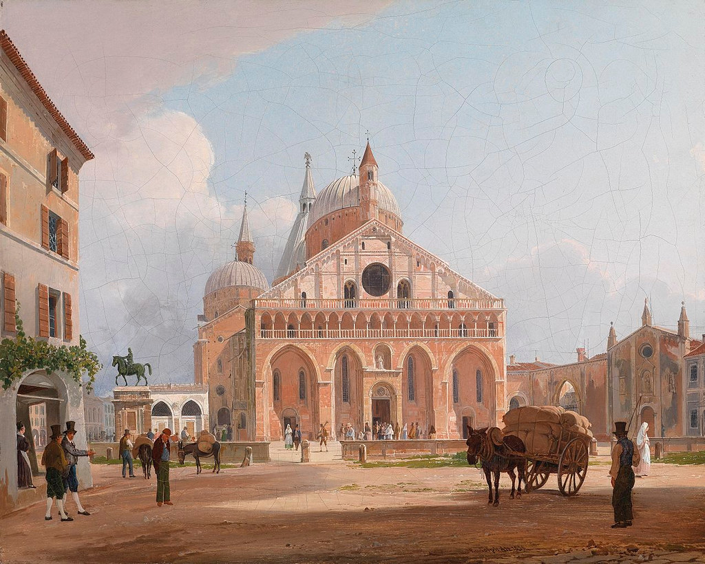 View of the Basilica San Antonio in Padua by Rudolf von Alt, 1836