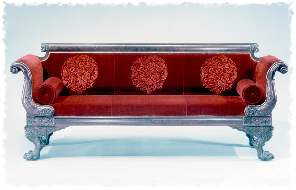 1820 Sofa. American. Mahogany. metmuseum