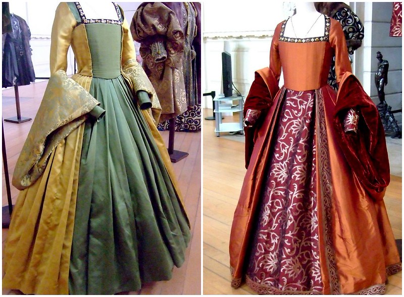 Tudor costumes at Hampton Court Palace. Credit Mary Harrsch, flickr