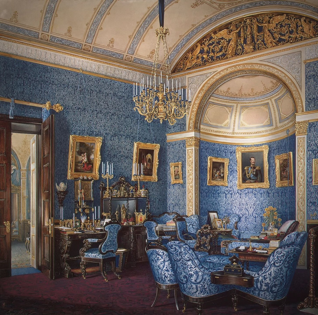 The Boudoir of Grand Princess Maria Alexandrovna, 1850