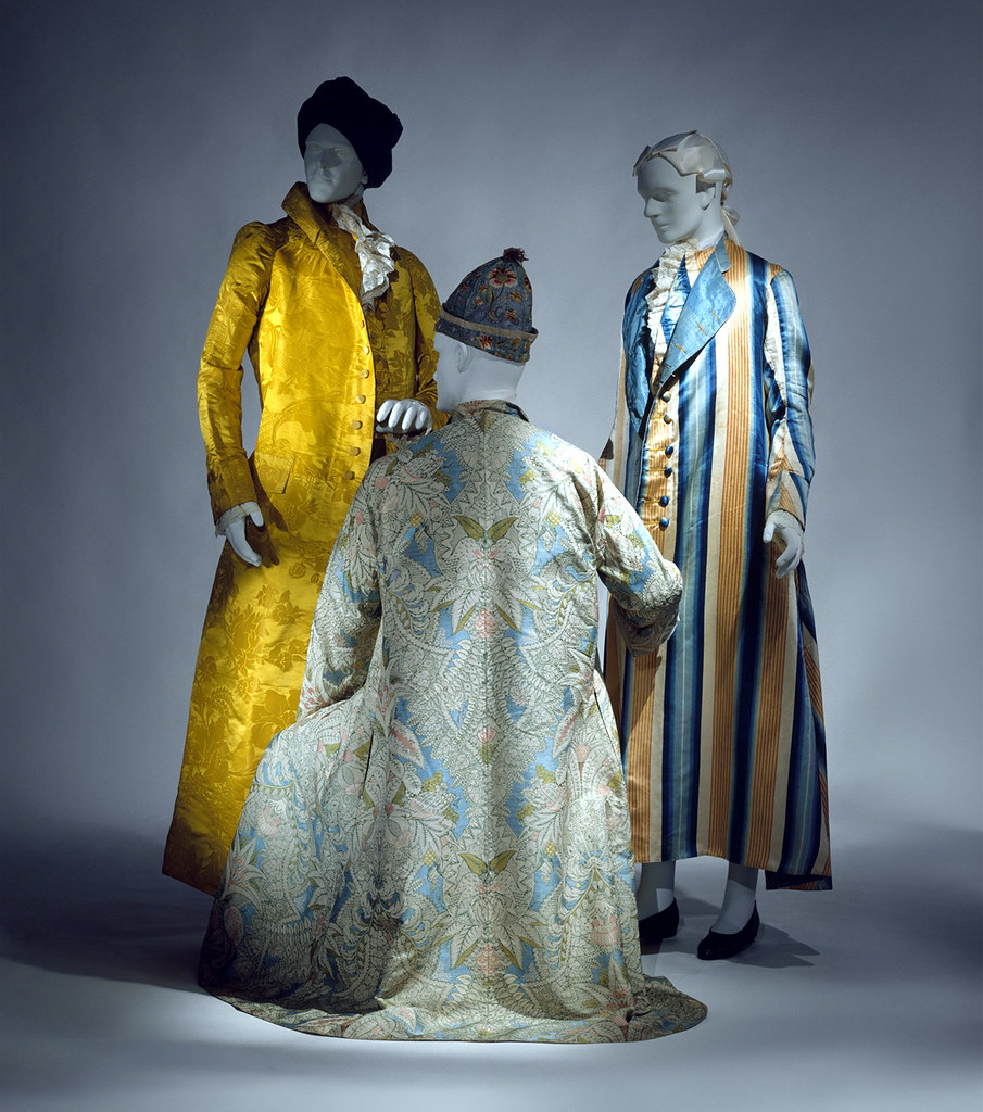 Banyan. Second half of 18th century. Silk, wool, linen. metmusem