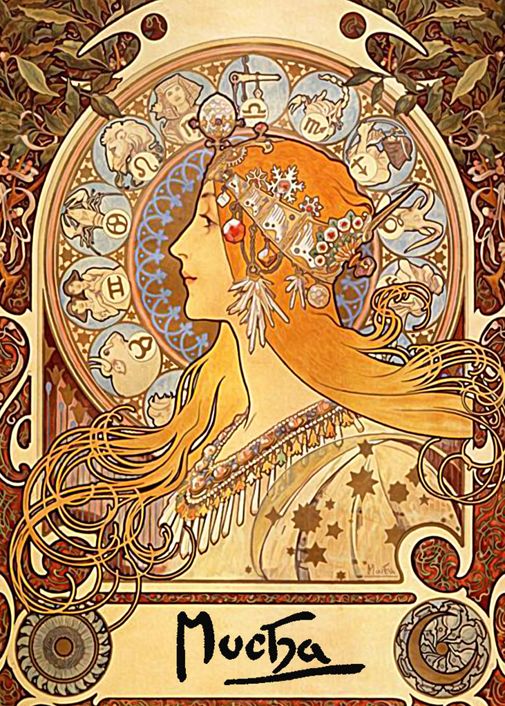 Zodiac by Alphonse Mucha