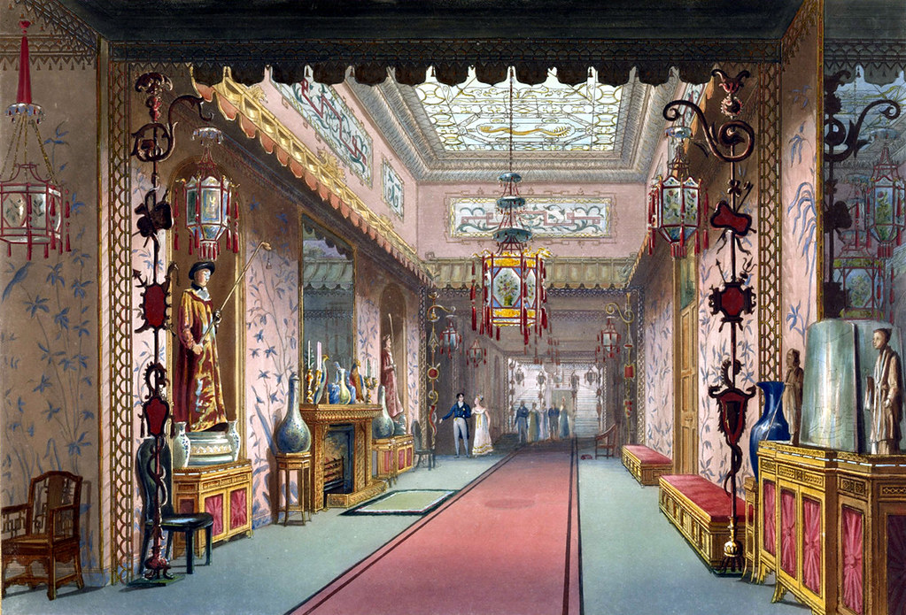 Chinese Gallery at Her Majesty's Palace at Brighton by John Nash, 1820