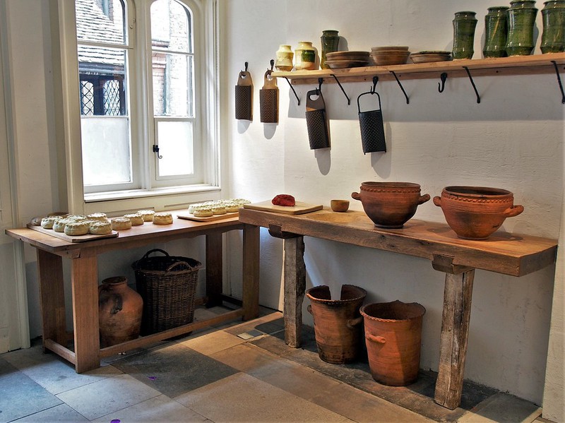 Hampton Court Kitchens. Credit David Farquhar, flickr