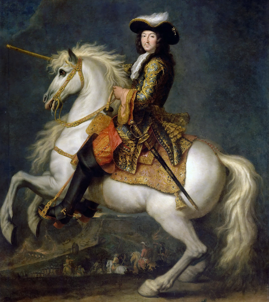 Equestrian portrait of Louis XIV of France by René-Antoine Houasse, c.1670