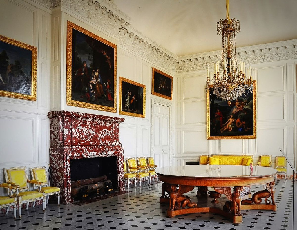 Antechamber of the Emperor at Grand Trianon at Château de Versailles. Credit Moonik