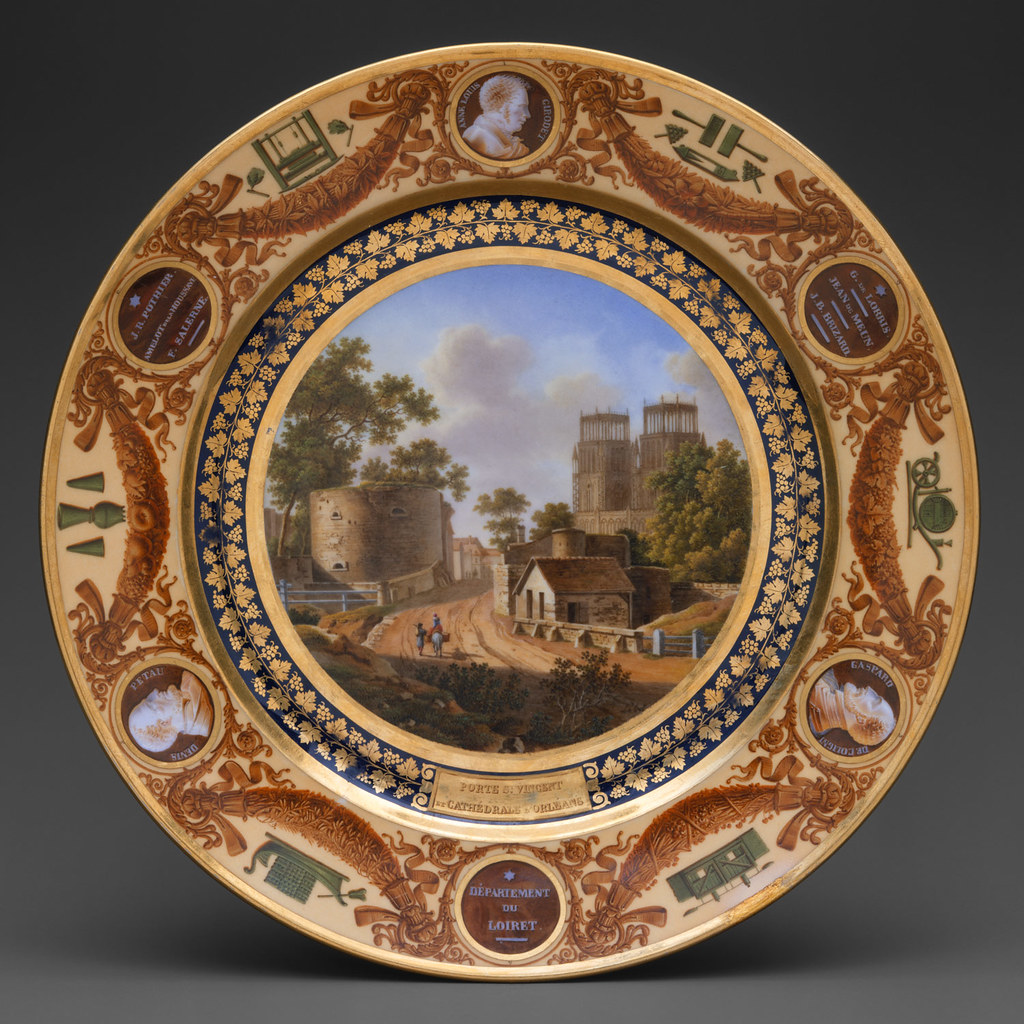 1827 Plate from the 'Service Des Départements'. metmuseum