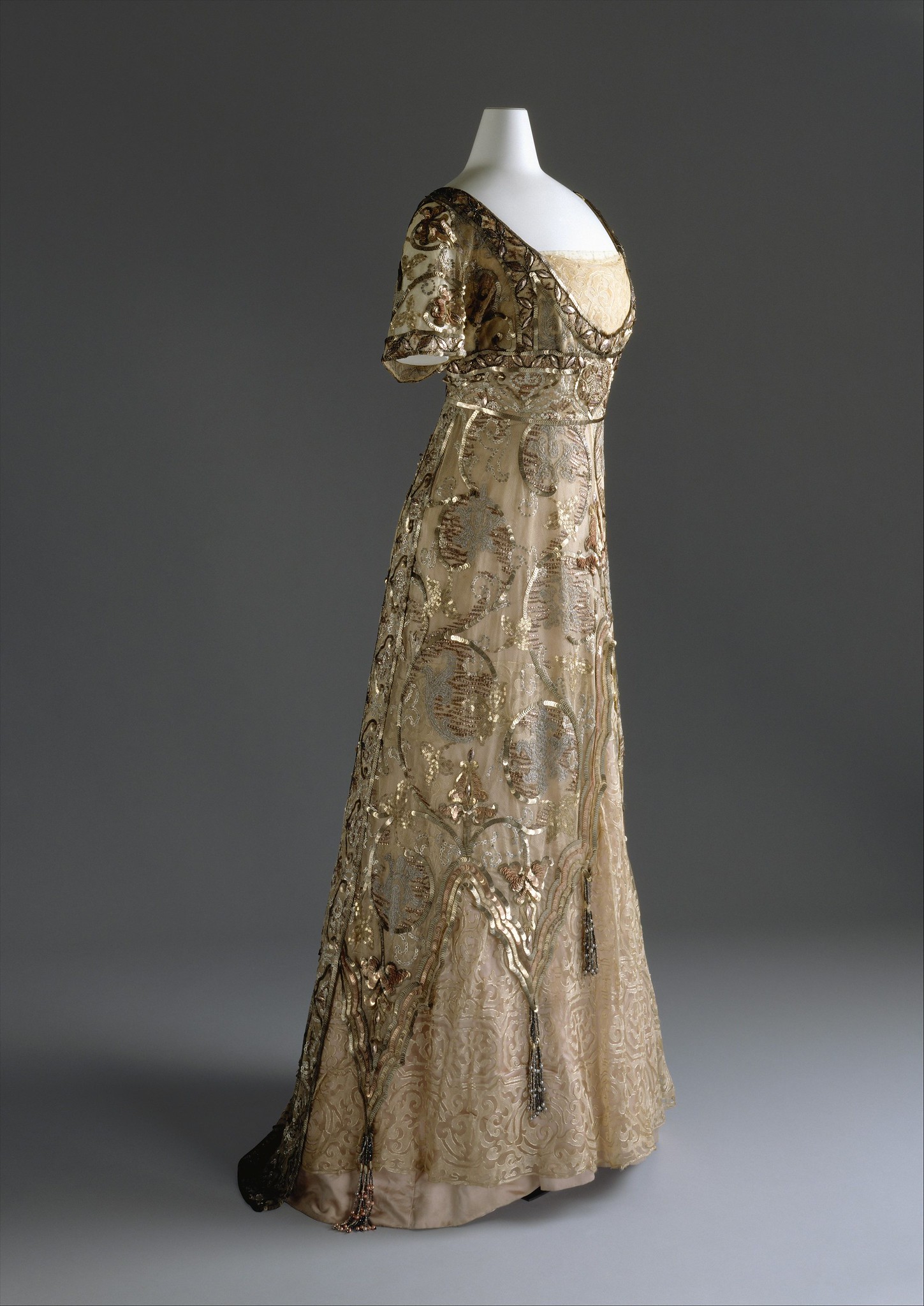 1910 Callot Soeurs. Cotton, Silk, metal. metmuseum