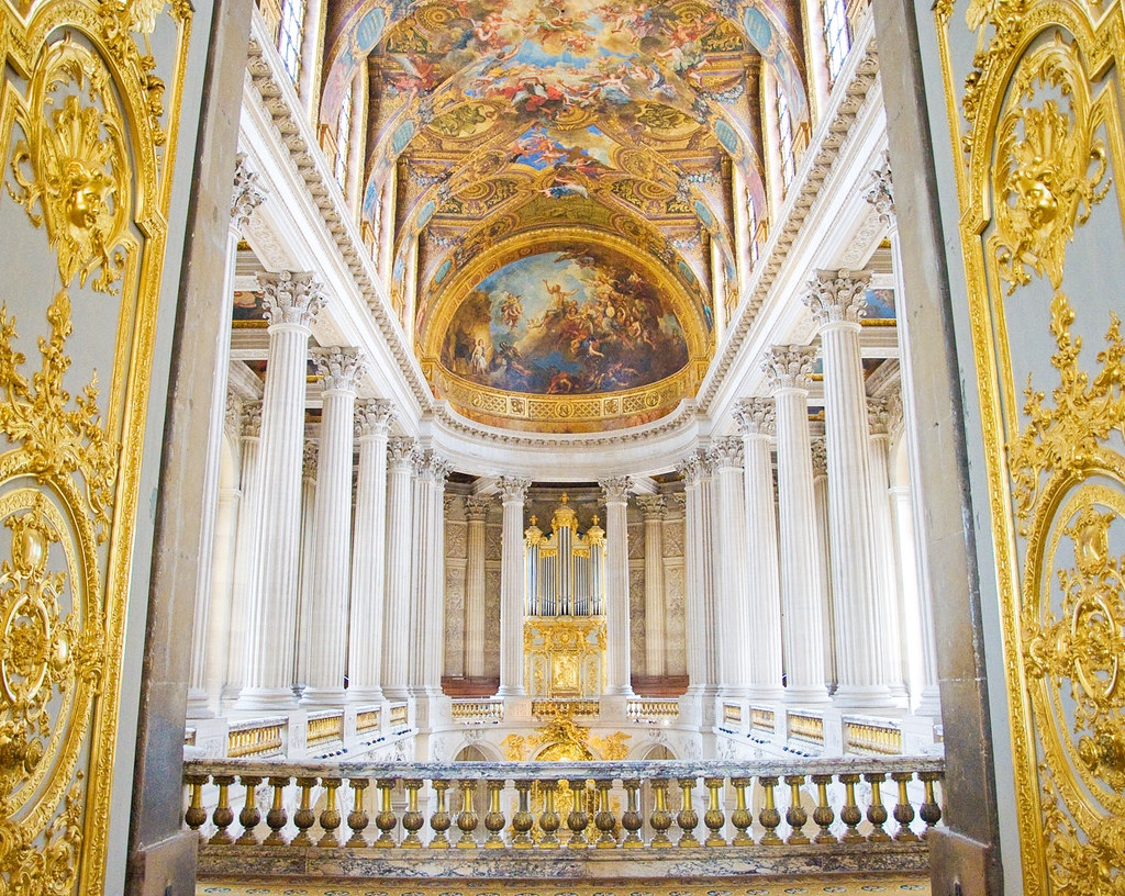 Chapel in Palace of versailles. Credit Thibault Chappe