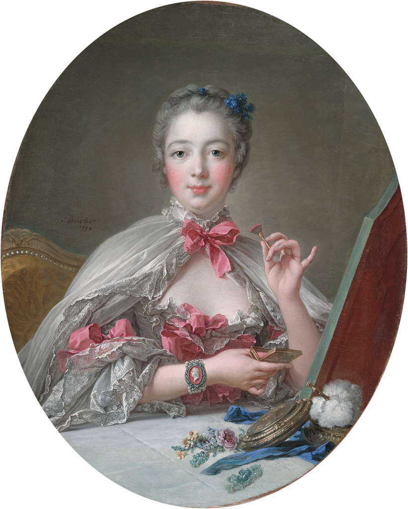 Madame de Pompadour at Her Toilette, 1758