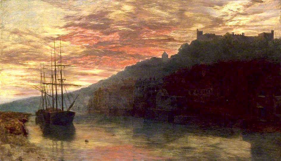 Arundel, West Sussex, at Sunset by George Vicat Cole - 1872