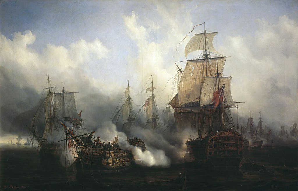 Trafalgar by Auguste Mayer, 1836