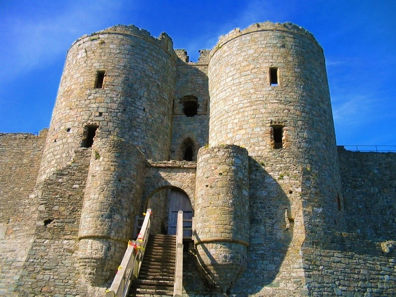 Harlech Castle Gatehouse. Credit Gwen Hitchcock