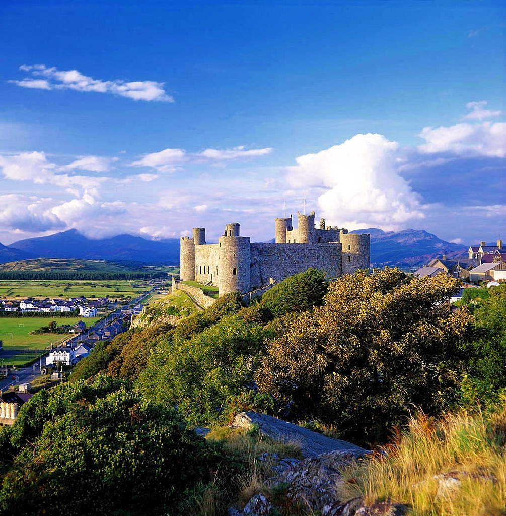 Harlech Castle. Credit Parc Cenedlaethol Eryri