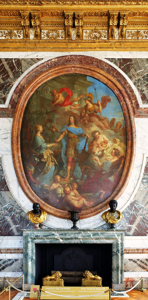 The peace salon, Versailles. Credit Coyau