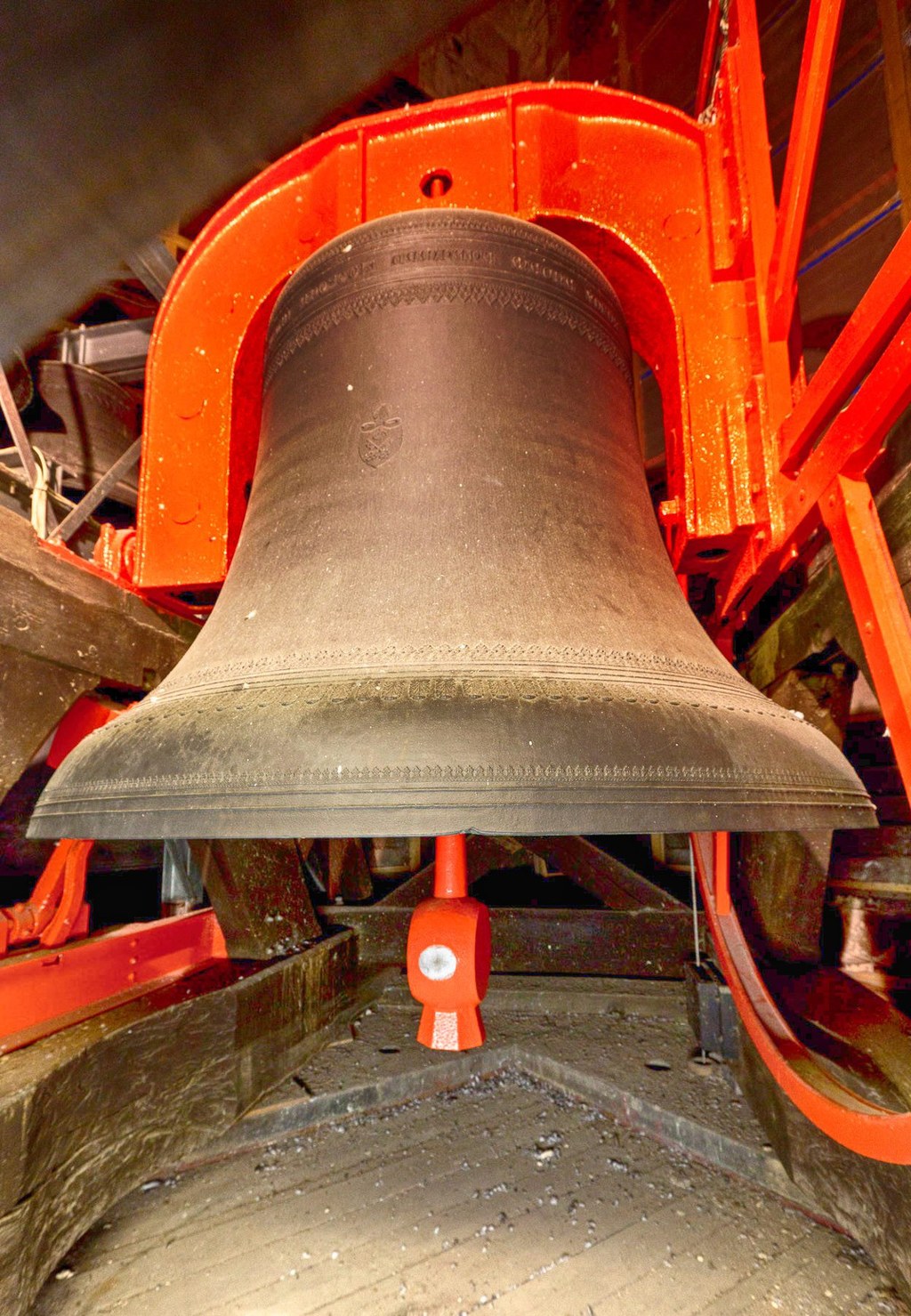 York Minster's 10.8 ton Great Peter Bell. Credit Allan Harris