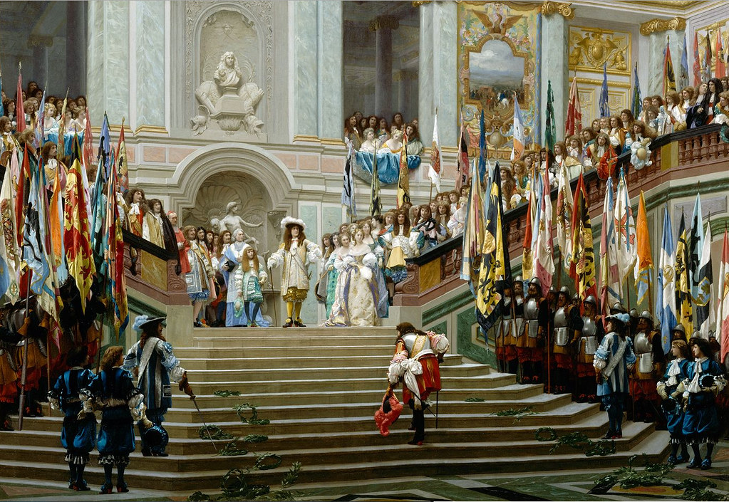 Grand Condé's reception in Versailles by Jean-Léon Gérôme