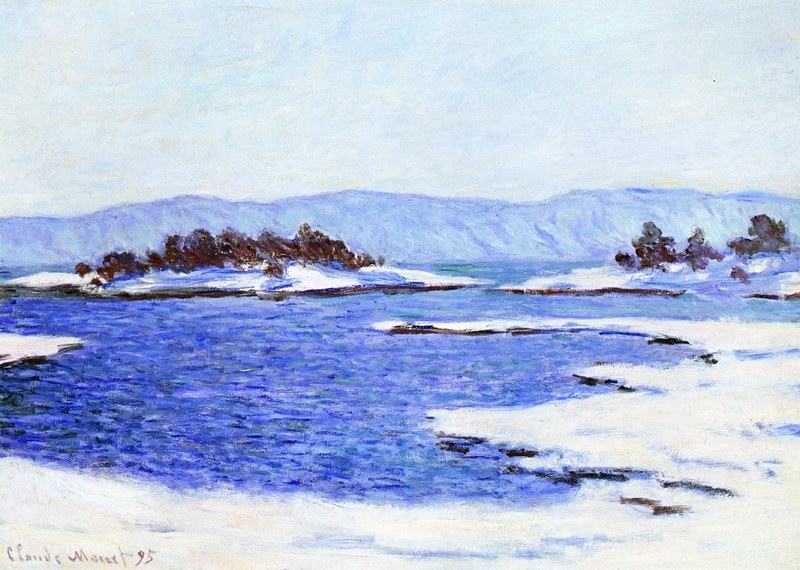 The Banks of the Fjord at Christiania by Claude Oscar Monet - 1895