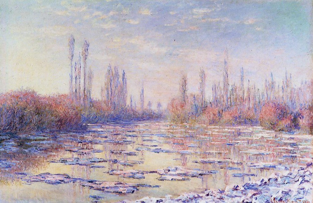 Floating Ice by Claude Oscar Monet - 1880