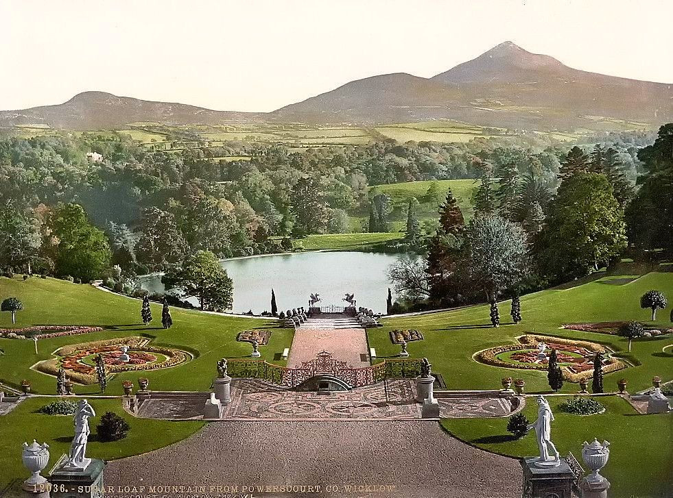 Sugar Loaf Mountain, from Powerscourt. County Wicklow, Ireland