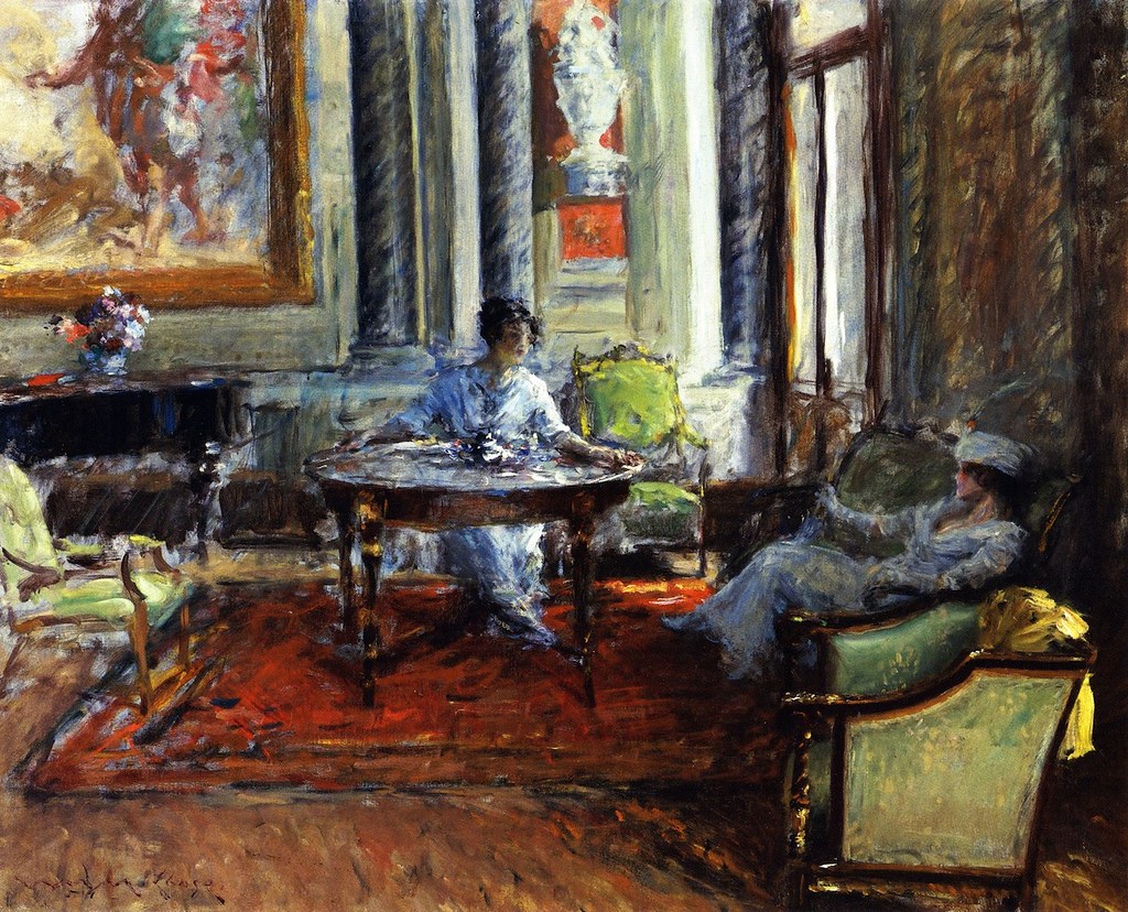 Friendly Advice by William Merritt Chase, 1913