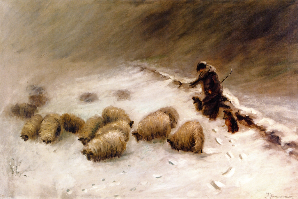 Study for At Freezing Point by Joseph Farquharson