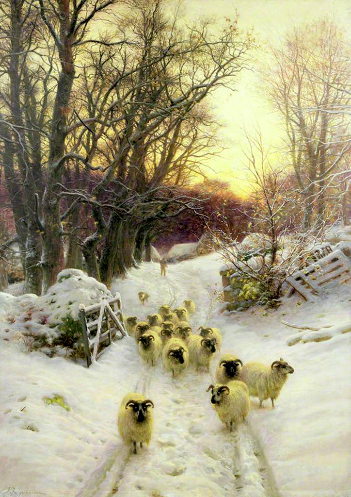 The Sun Had Closed the Winter's Day by Joseph Farquharson, 1904