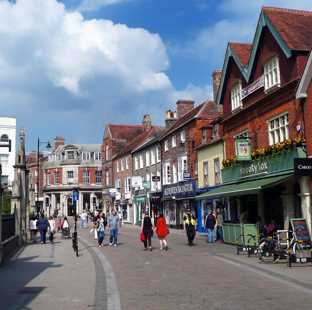 Bartholomew Street, Newbury. Credit Tom Bastin