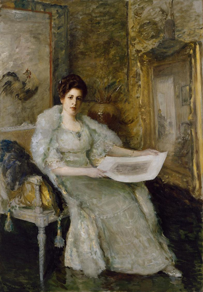 Susan Watkins by William Merritt Chase, 1914