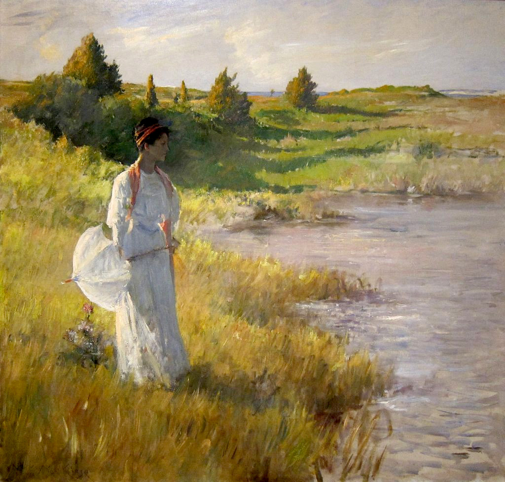 An Afternoon Stroll by William Merritt Chase, 1895