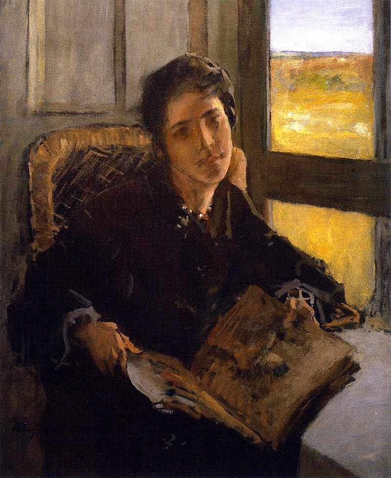 Alice Dieudonnee Chase, Shinnecock Hills by William Merritt Chase, c.1901