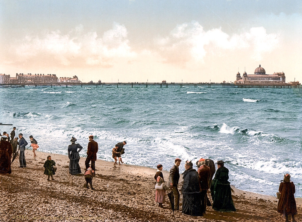 West End Pier, Morecambe, England, 1895