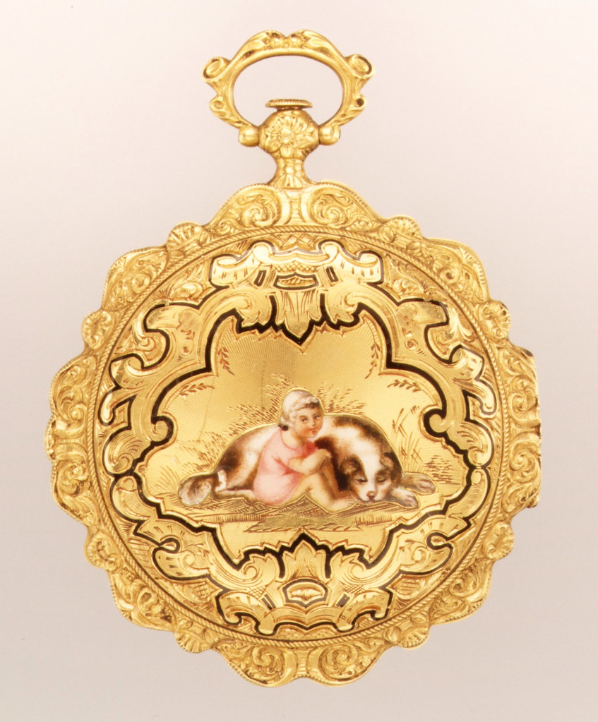 1835. Watch. Swiss, Geneva. Gold, enamel, silver. metmuseum